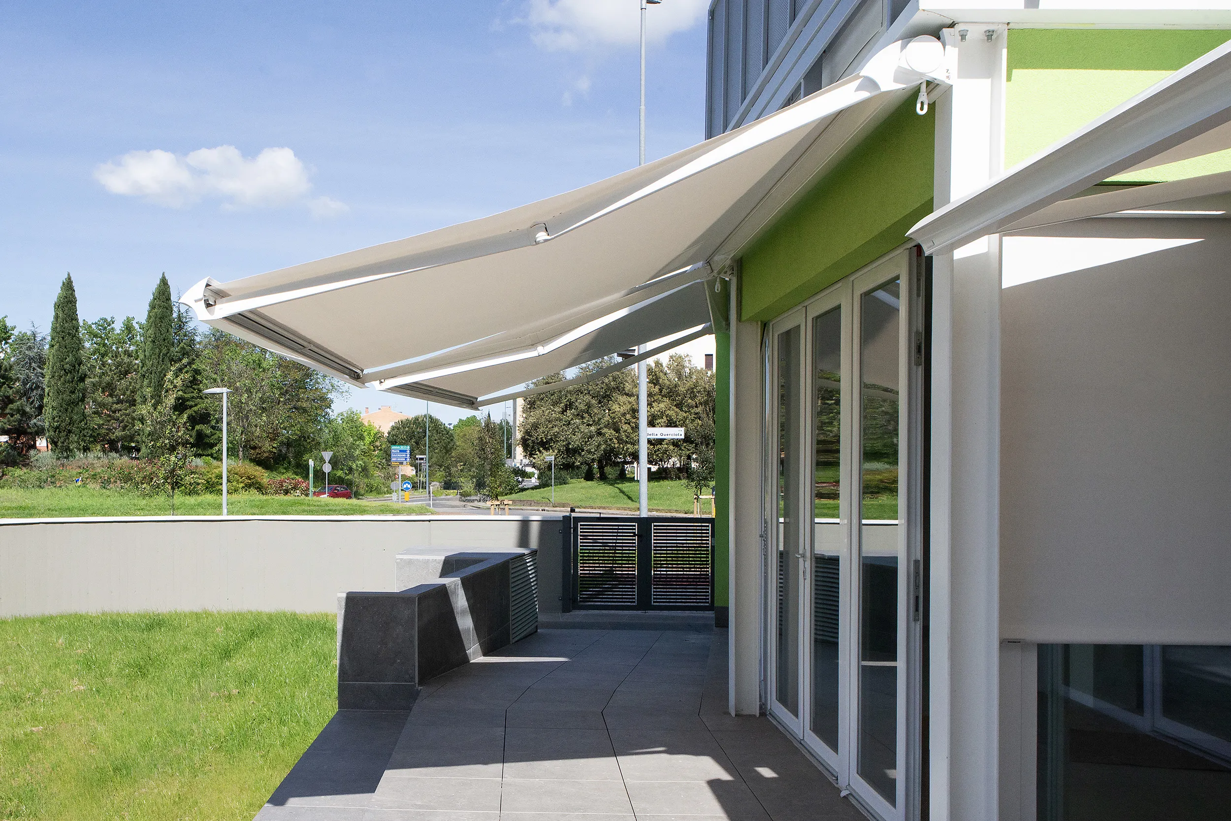 Sistema de toldo Bandalux para terraza